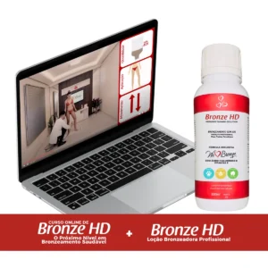 Combo Curso Online de Bronze HD mais Produto Profissional We Love Bronze
